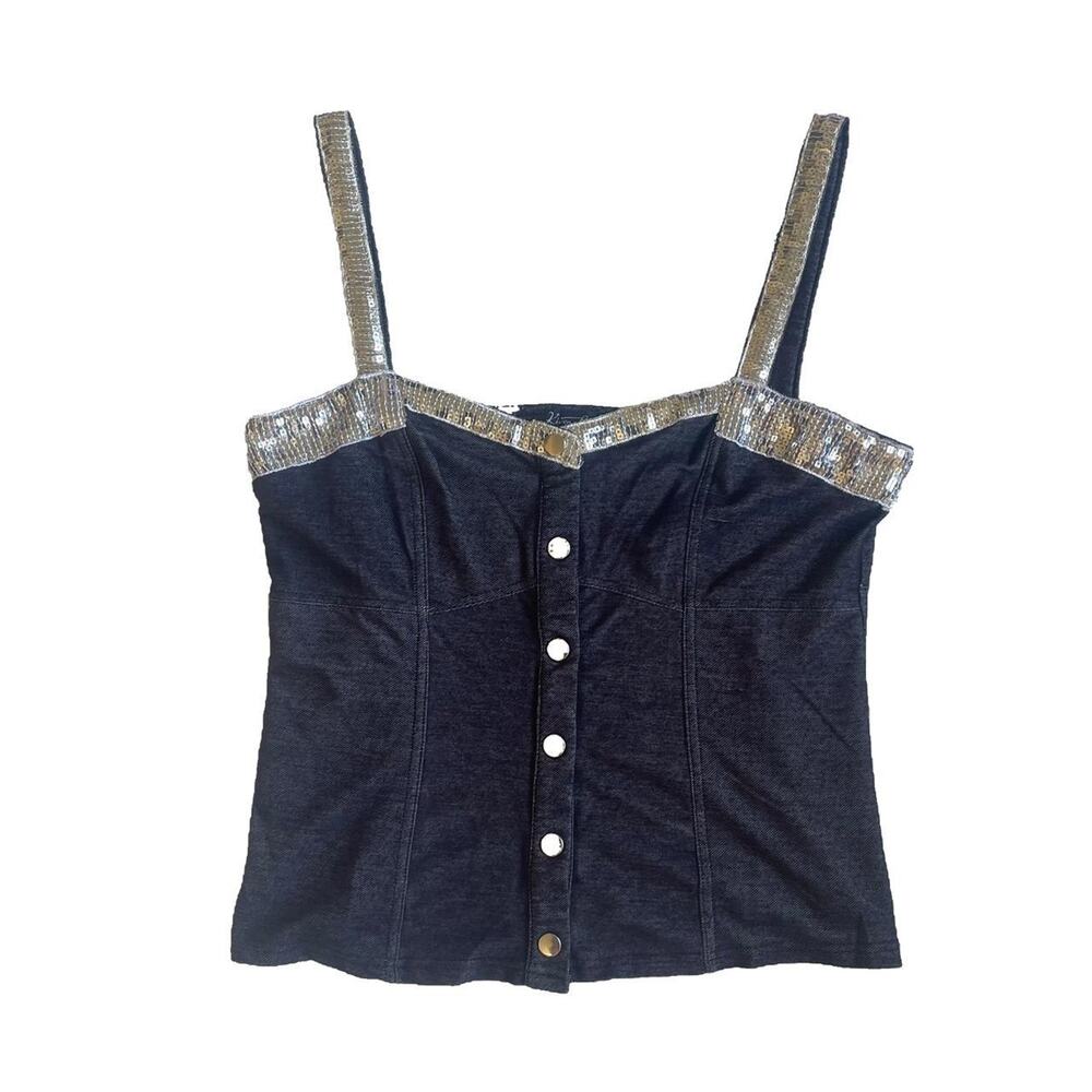 Y2k sequin cami